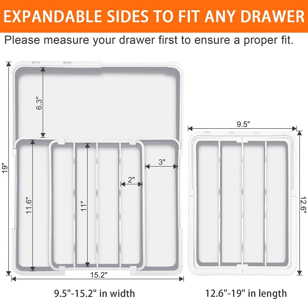 The Expandable Utensil Tray, Perfected.