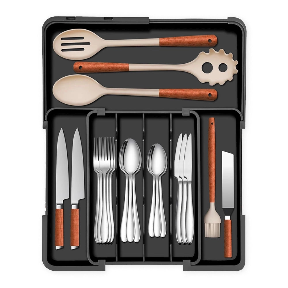 The Expandable Utensil Tray, Perfected.