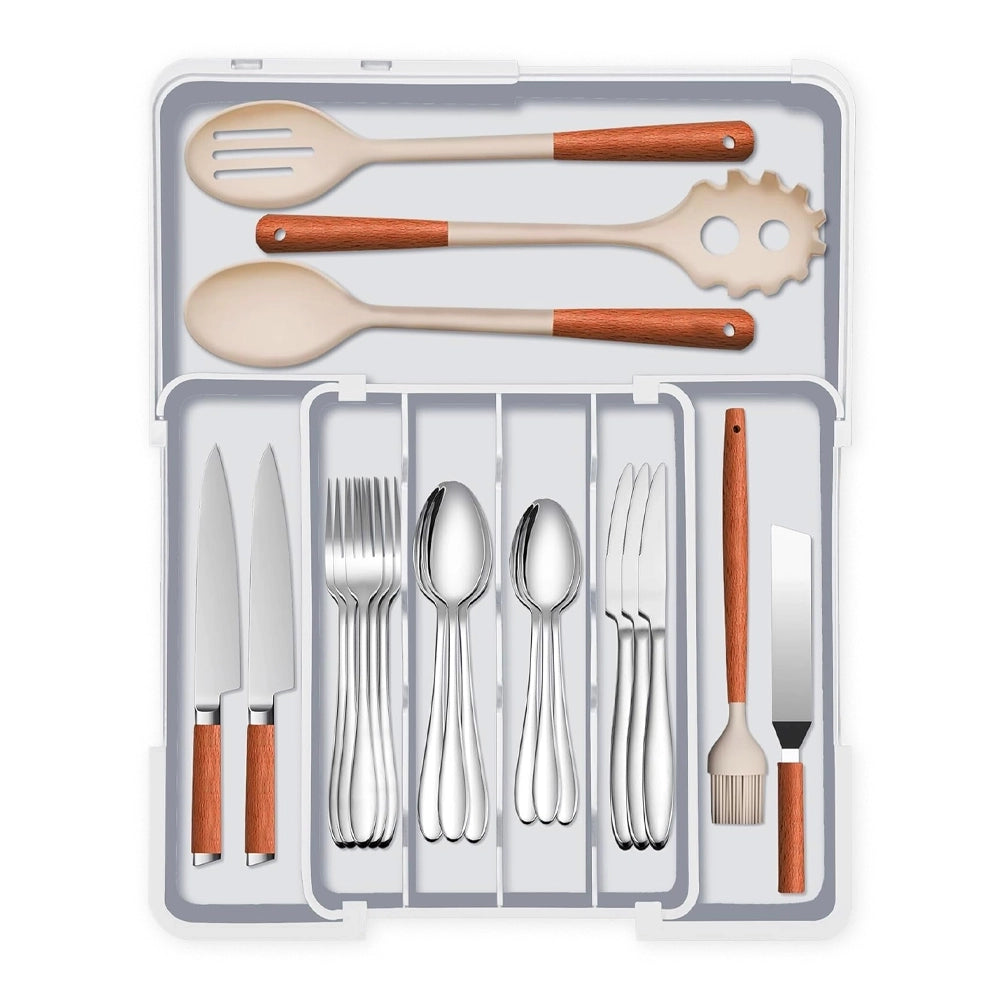 The Expandable Utensil Tray, Perfected.