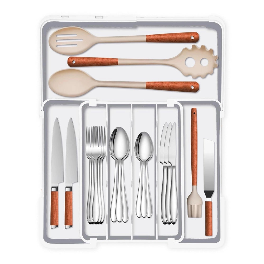 The Expandable Utensil Tray, Perfected.